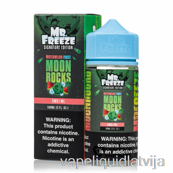 Moonrocks - Arbūzu Frost - Mr Freeze - 100ml 0mg Vape šķidrums